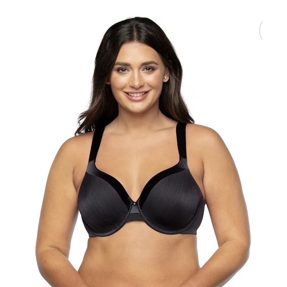 Vanity Fair Illumination Full Figure Underwire Bra Women's Size 38DD Black